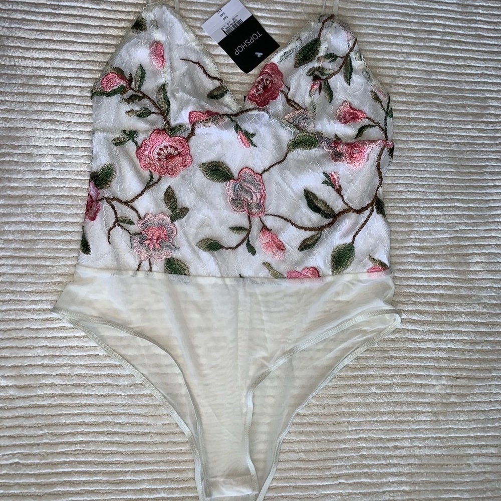 Top shop body suit never been worn NWT